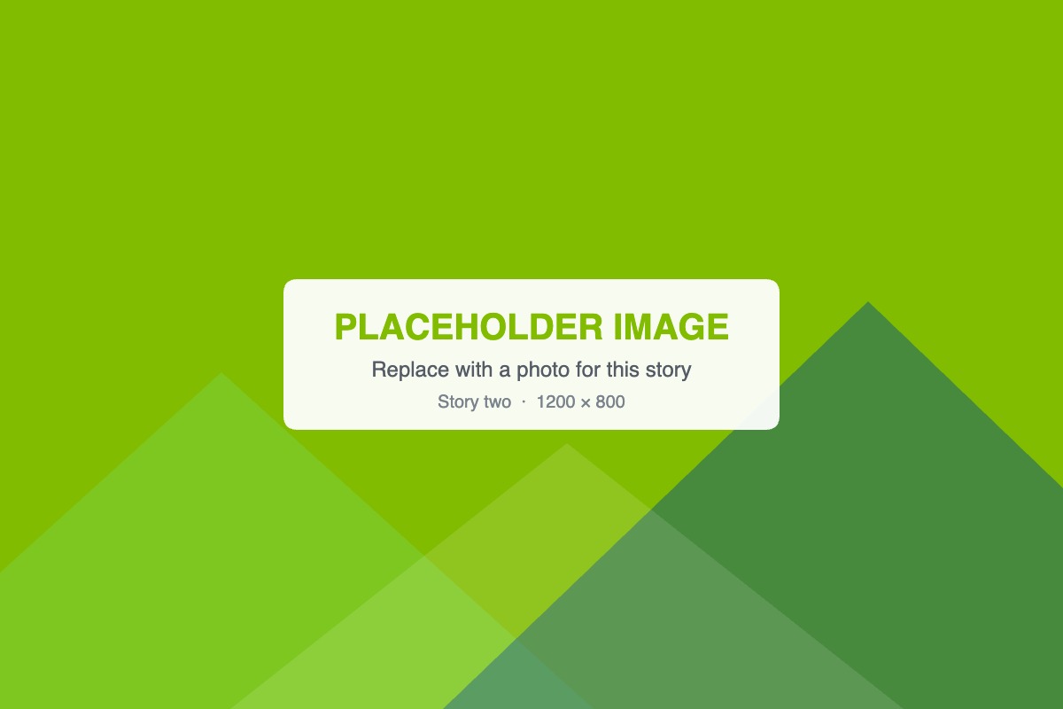Placeholder image. Replace with a photo for this story.